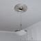 Ekena Millwork Baltimore PVC Ceiling Medallion (Canopies up to 7 3/4"), 19"OD x 3 1/2"ID x 1"P, Bright Coat Chrome CMP19BABCR - alternate 7